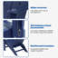 Chaise Adirondack pliante en polyéthylène haute densité (PEHD) avec repose-pieds Tulloch-712236469