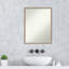Miroir mural non biseauté en bois franc-1958293678