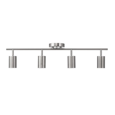 Sarva 30'' 4 -Light Fixed Track Track Kit with Dimmable and Adjustable Head