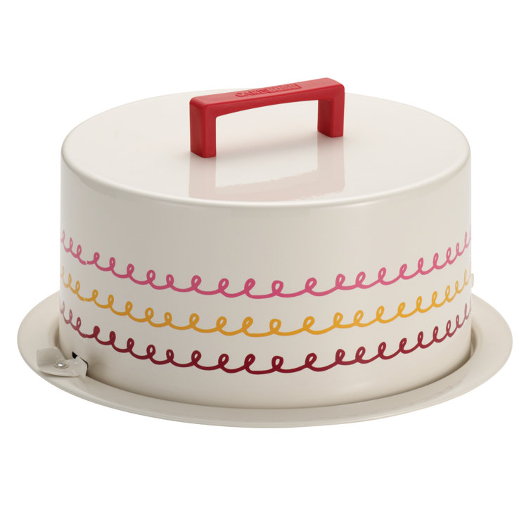 Amazon.com: BSTKEY Portable Cake Carrier with Lid and Handle, Cake  Turntable + Cupcake Storage Tray for Transport, 10