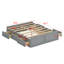 Structure de lit plateforme avec tiroirs