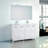 Logic 47.3'' Double Bathroom Vanity with Ceramic Top-46357536