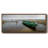 Green One- Framed Canvas