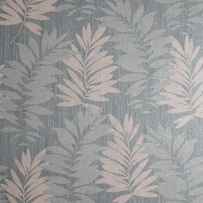 Papier peint Bernis Slate Palm Leaf