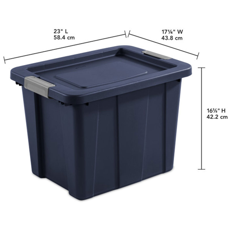 Sterilite Storage Bin, 72 Quart, 18-Pack