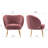 Velvet Barrel Chair-1271179986