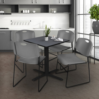 Kee Square Breakroom Table and Chair Set
