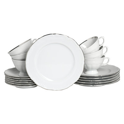 Maria Theresia Piece Porcelain China Dinnerware Set - Service for 6