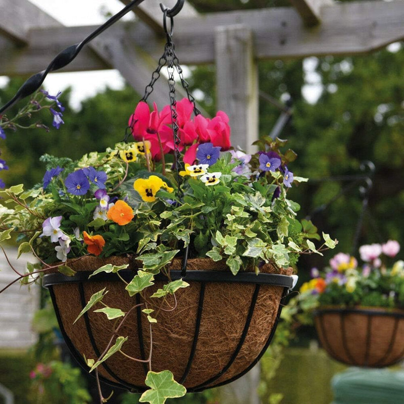 Metal Hanging Basket, x4