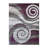 Aliodija Modern Swirl Design Olefin Area Rug-913781193