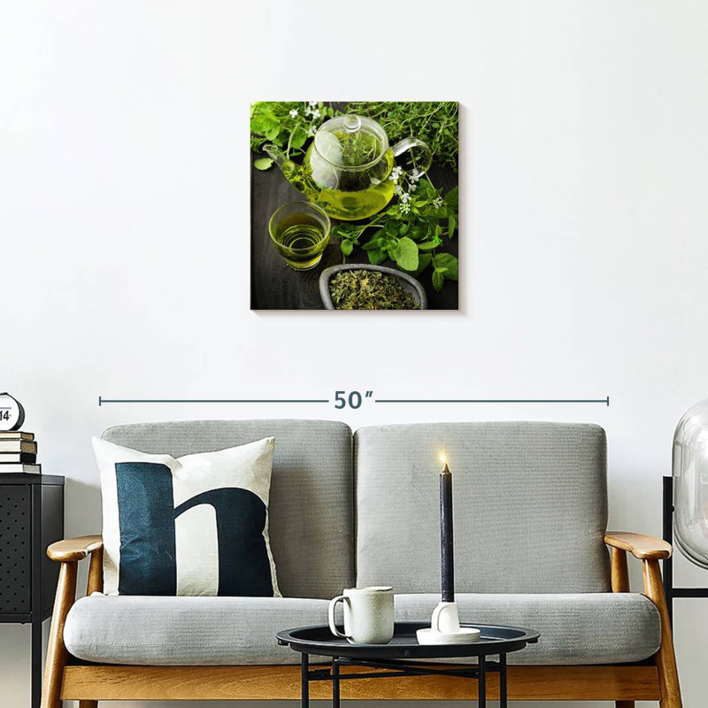 Arney Leafy Green Tea, 20" H x 20" W