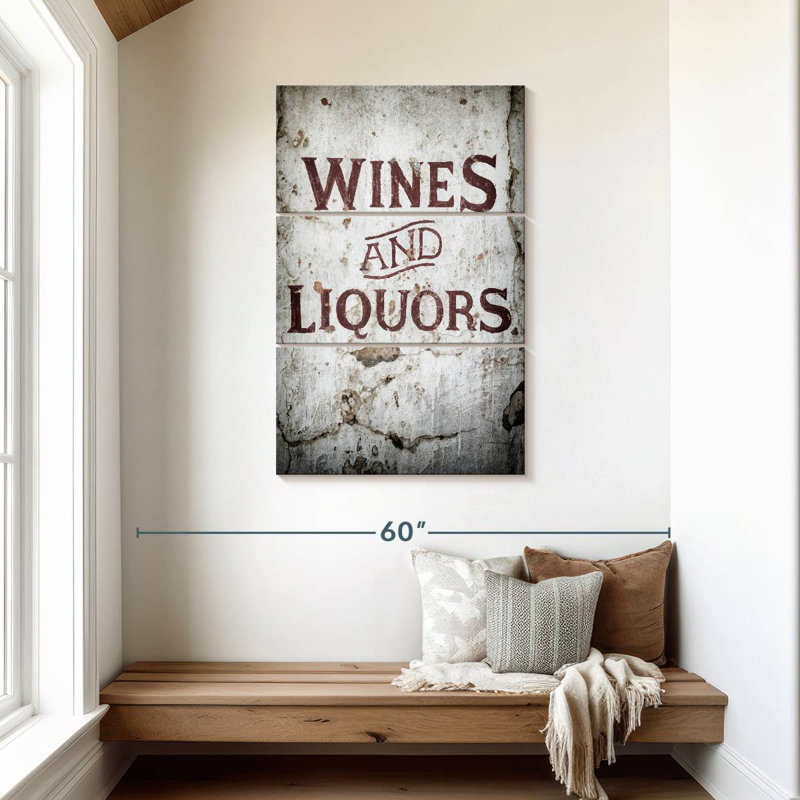 Vins et spiritueux Yarlin, H 45 po x l 28 po