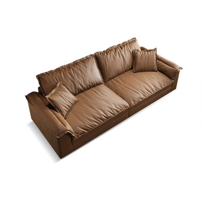 Coffee Polyester Modular Sofa cushion couch