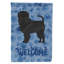 Caniche en polyester à 2 côtés 40 x 28 po standard welcome drapeau maison-957492940