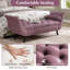 Banc rembourré en velours-685499075-685499100