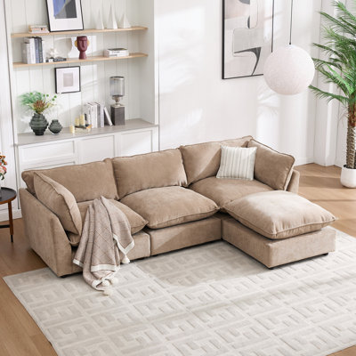 Canapé modulaire surdimensionné à 4 places l 106,38 po Heffernan