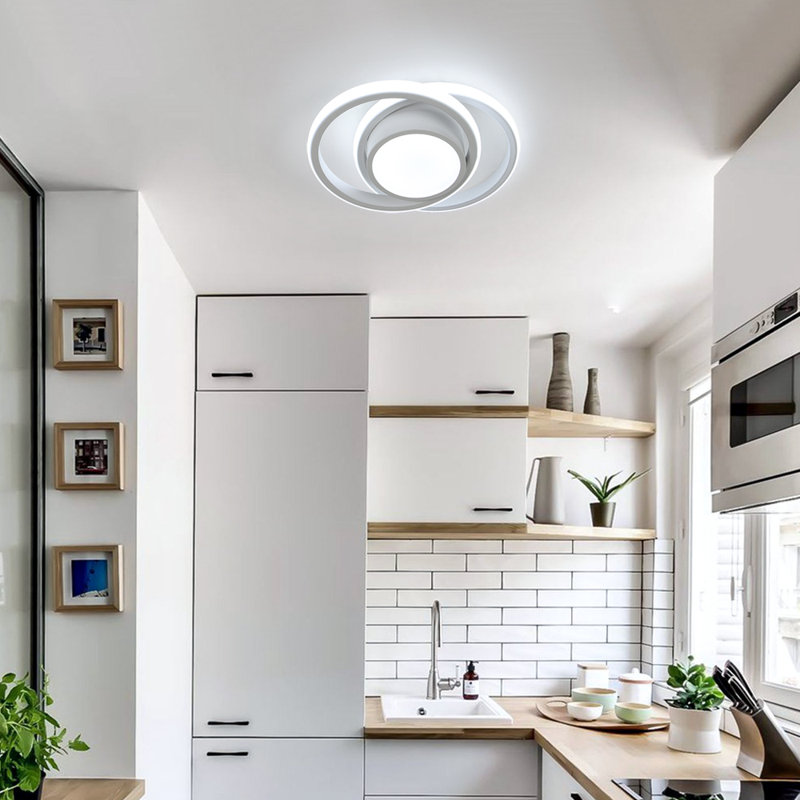 Colp 27cm 2-Light Led Flush Mount Ceiling Light, 6000K