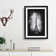 A Moody Eiffel Tower in Paris France - Picture Frame Graphic Art Print