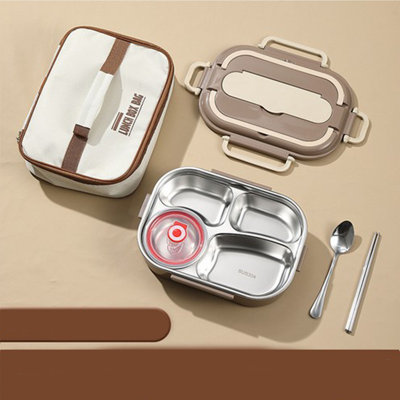 Fresh keeping Portable Stainless Steel Lunch Box Insulation Box Student Lunch Box Outdoor Lunch Box