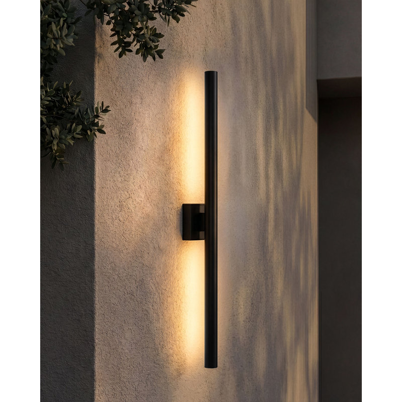 ANISH Powder Coated Finish Outdoor Sconce