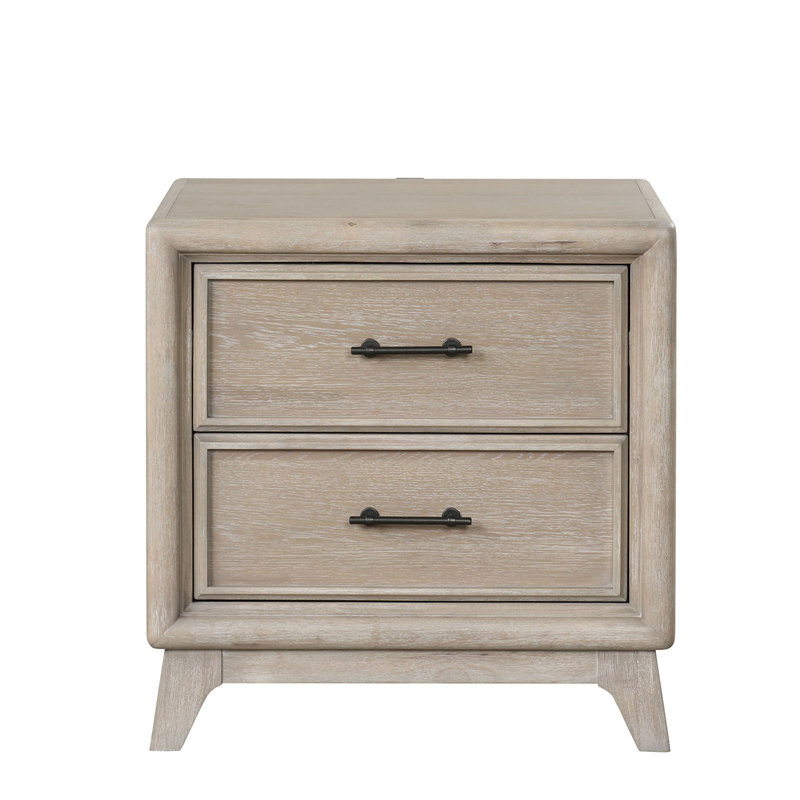 Table de chevet style transitionnel 1pc