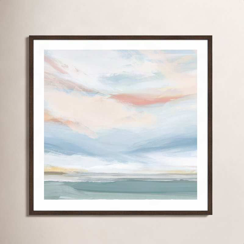 «Delphi Sweetness I» par Isabelle Z - reproduction, H 33,25 po x l 33,25 po x P 0,88 po, Papier avec cadre en bois de noyer