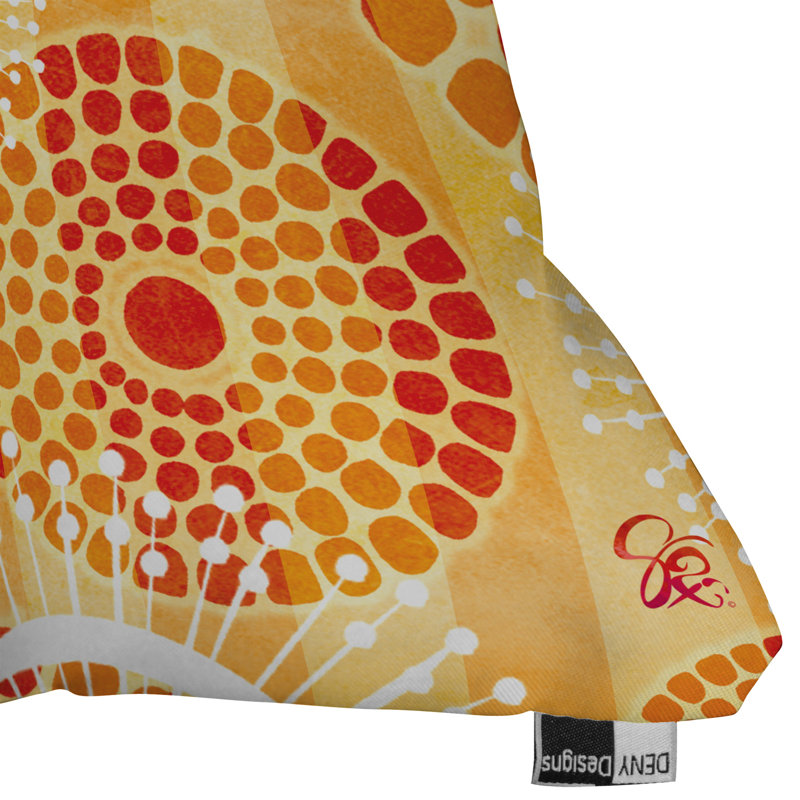 Design Festive Batik Throw Pillow, 16" x 16"