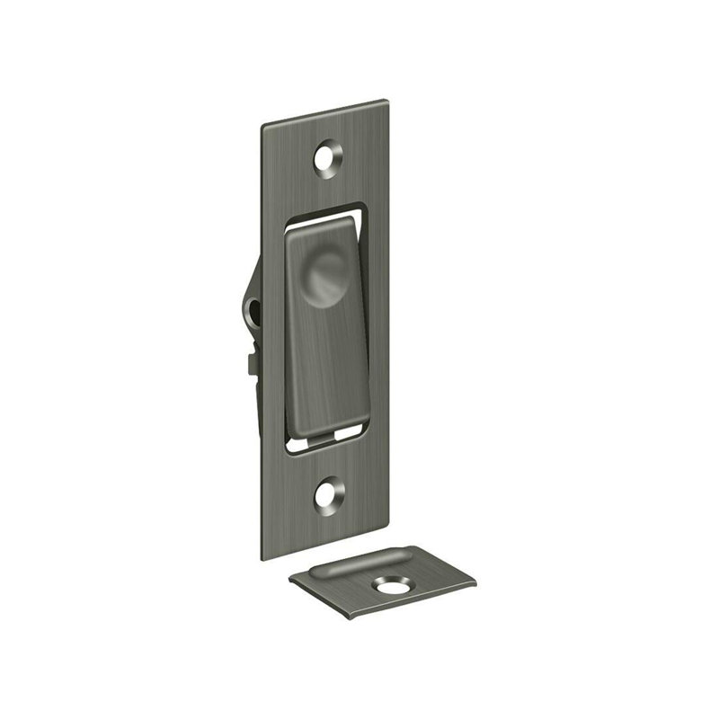Boulons de porte Deltana PDB42U15A; Jamb Bolt; Finition nickel antique, Nickel antique
