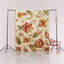 Tapis décoratif moderne beige à motif de feuilles, de fleurs et de roses-1846987278