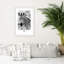 Zebra Animals Nature 1 Piece Single Picture Frame Wall Art-1905019509-1905019511