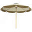 Parasol de patio de 9 pi Outsunny, parapluie de marché extérieur UPF 50+ avec 8 nervures, parasol de table extérieur ventilé pour terrasse, cour et droit