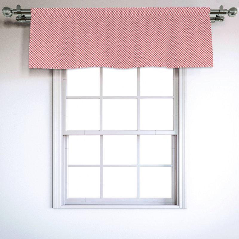 Sateen Ruffled Window Valance