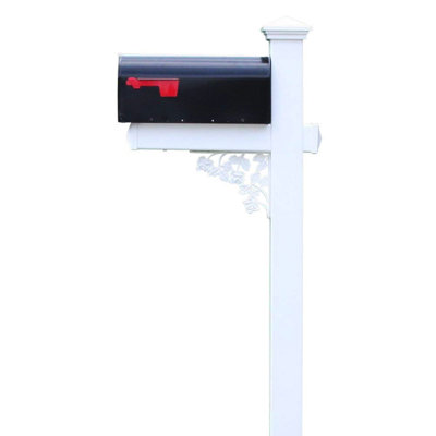 Cleveland Post Mounted Mailbox