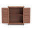 Banc de rempotage avec armoire de rangement et plateau de table en métal pour patio extérieur-122276357