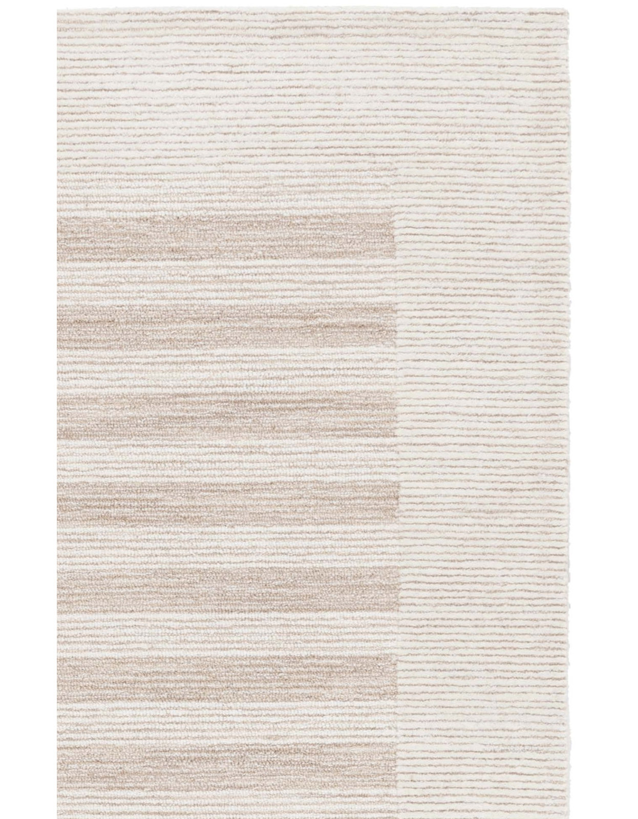 Hand-Tufted Striped Wool Rug, Rectangle 6' x 9'