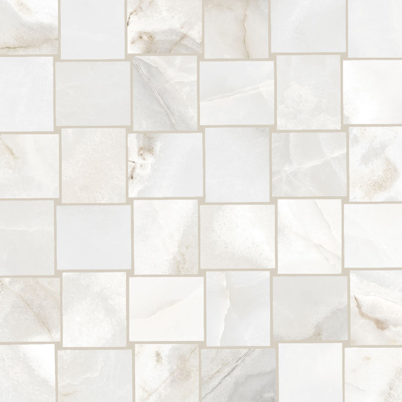Virtue Intreccio Mosaic Matte Perle, Gray