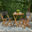 Ensemble bistro, 2 chaises + 1 table