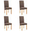 Chaise d'appoint rembourrée avec structure en bois-1641662300-1680987411