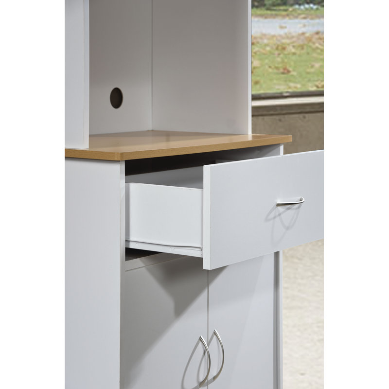 Kyan Sideboard with Bar Hutch, White