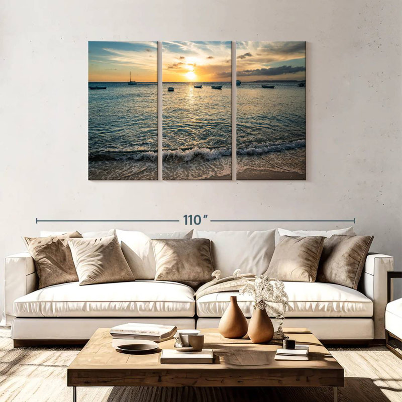 Curacao Gillard Sunset, 48" H x 74" W