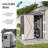 4*8Ft Outdoor Storage Shed, Single-Hinged Door, Solid Design, Suitable For Gardens/Garages/Terraces-112319629