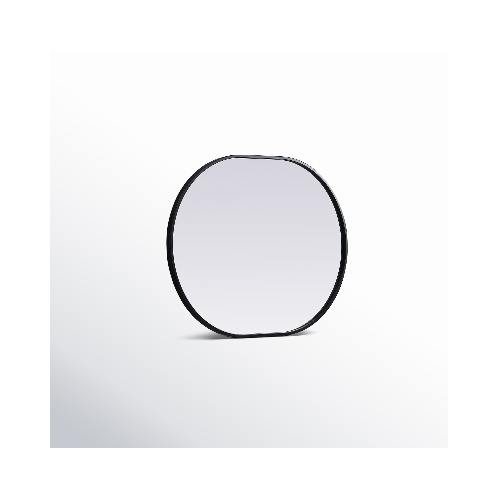 Sabine Metal Pill Wall Mirror, 30" x 24", Black