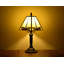 Lampe de table en bronze antique 14,6 po Pressley