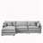 3-Seater Comfy Cloud Couches with Movable Ottoman-1405754266