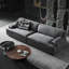 Coussin gris modulaire 100% polyester