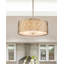 Large Distressed Silver Kitchen Pendant To Semi Flush Drum Lighting Fixture