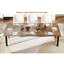 Table de salle à manger Rustic Wave Edge pour 6-8, plateau en panneau de fibres à densité moyenne avec structure en métal-1959162248-1959162263-1959162262