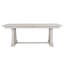 Joaquin 80-98" Rubberwood Extendable Dining Table, Light Gray Wash