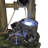 39"H Water Well Fountain with LED Lights for Patio