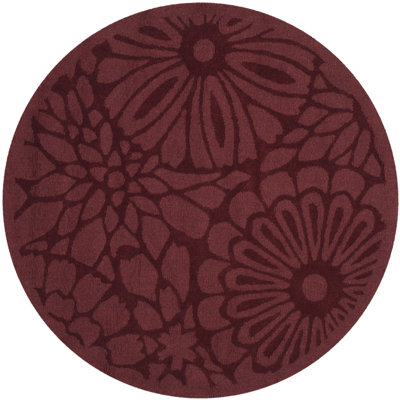 Tapis floral en laine touffeté à la main Martha Stewart